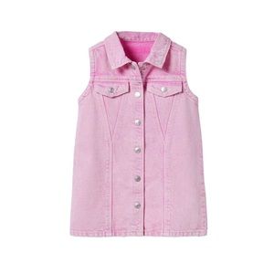 Zara toddler girl 3-4Y snap denim dress
